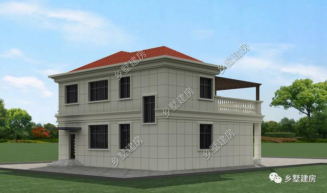 農(nóng)村朋友最喜歡的小二層別墅設(shè)計(jì)圖，不挑宅基地，施工簡單超級好！