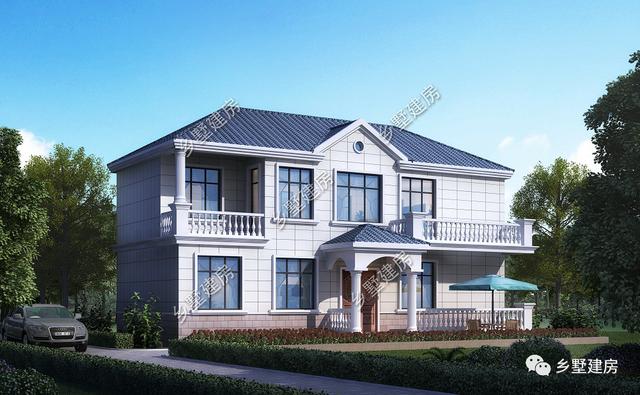 農(nóng)村朋友最喜歡的小二層別墅設(shè)計(jì)圖，不挑宅基地，施工簡單超級好！
