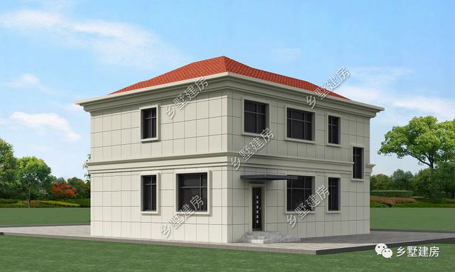 農(nóng)村朋友最喜歡的小二層別墅設(shè)計(jì)圖，不挑宅基地，施工簡單超級好！