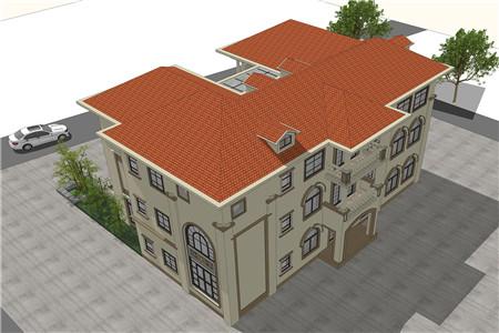 農(nóng)村三層歐式別墅設(shè)計(jì)圖，不僅看起來很氣派，住著也寬敞、舒服