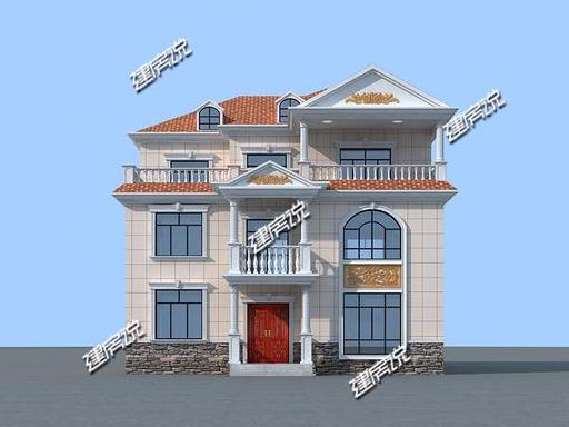 這棟三層歐式別墅設(shè)計(jì)圖深受農(nóng)村歡迎，蓋好了人人羨慕不已