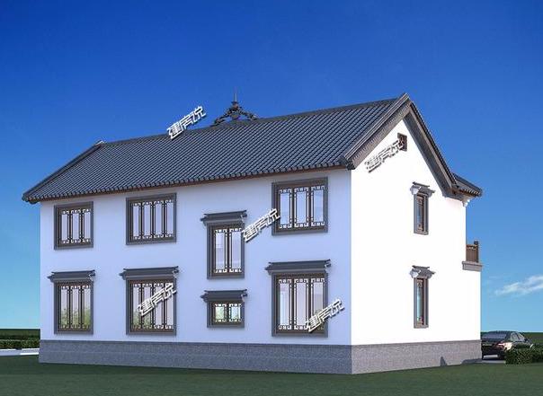 現(xiàn)在許多人建房，都偏愛中式風格，四合院別墅才是中國最美的房子，這樣設計，美呆了