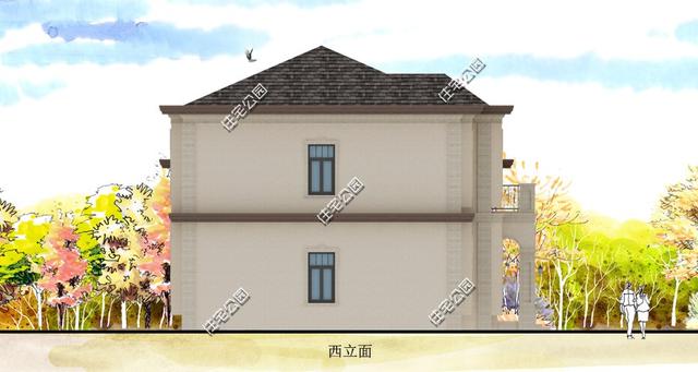 自建雙層歐式別墅，這款別墅設(shè)計(jì)圖設(shè)計(jì)真是絕了