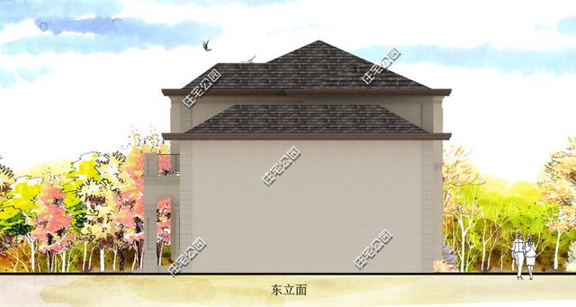 自建雙層歐式別墅，這款別墅設(shè)計(jì)圖設(shè)計(jì)真是絕了