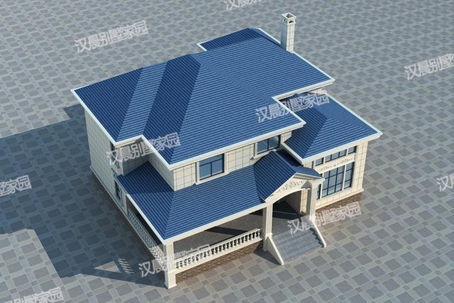 二層農(nóng)村自建房設(shè)計(jì)圖，低調(diào)外觀經(jīng)典內(nèi)涵，實(shí)用美觀