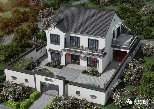 中國(guó)最受歡迎的中式別墅設(shè)計(jì)圖，這套中式別墅實(shí)在耐看，風(fēng)韻猶存