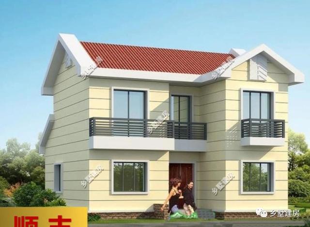 4款占地不足百平的農(nóng)村二層小別墅設(shè)計(jì)圖，經(jīng)濟(jì)又實(shí)惠