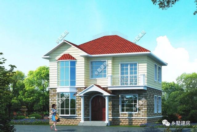 4款占地不足百平的農(nóng)村二層小別墅設(shè)計(jì)圖，經(jīng)濟(jì)又實(shí)惠