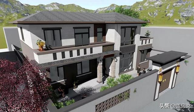 中式別墅設計圖就是優(yōu)秀，外觀上恬淡安舒，溫潤清雅，內(nèi)部結構實用又簡潔