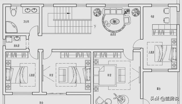 中式別墅設計圖就是優(yōu)秀，外觀上恬淡安舒，溫潤清雅，內(nèi)部結構實用又簡潔