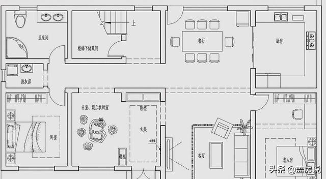 中式別墅設計圖就是優(yōu)秀，外觀上恬淡安舒，溫潤清雅，內(nèi)部結構實用又簡潔