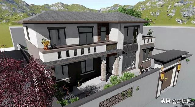 中式別墅設計圖就是優(yōu)秀，外觀上恬淡安舒，溫潤清雅，內(nèi)部結構實用又簡潔