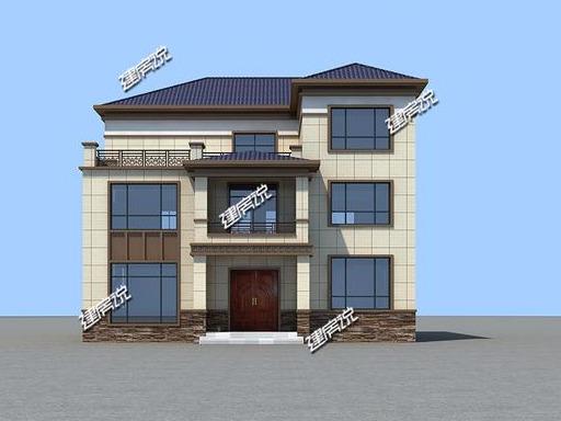 我有一棟漂亮的中式別墅設計圖，要和你分享，圖紙收藏開春就建房