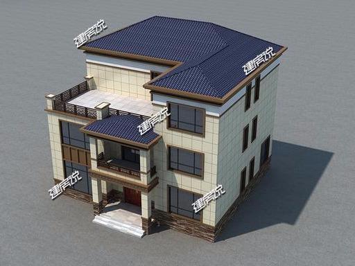 我有一棟漂亮的中式別墅設計圖，要和你分享，圖紙收藏開春就建房