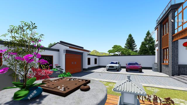 新中式三層別墅設計圖，戶型實用、外觀精美、施工簡單！