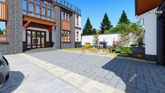 新中式三層別墅設計圖，戶型實用、外觀精美、施工簡單！