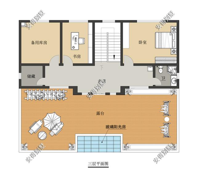 新中式三層別墅設計圖，戶型實用、外觀精美、施工簡單！