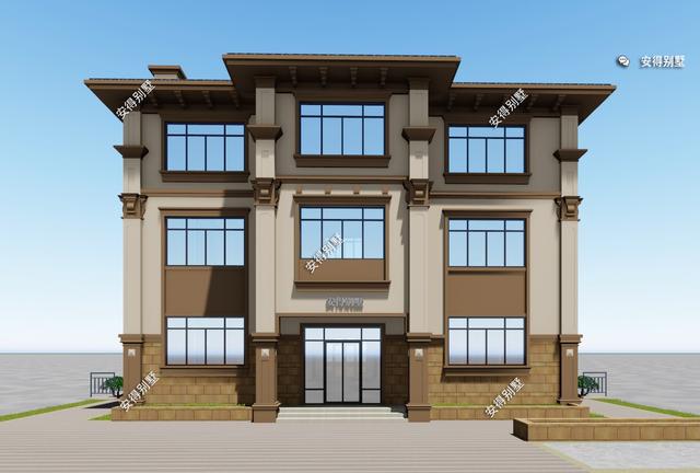 歐式別墅設(shè)計(jì)圖，這款解決了地勢(shì)高差問(wèn)題的，好看實(shí)用簡(jiǎn)直帥呆了！