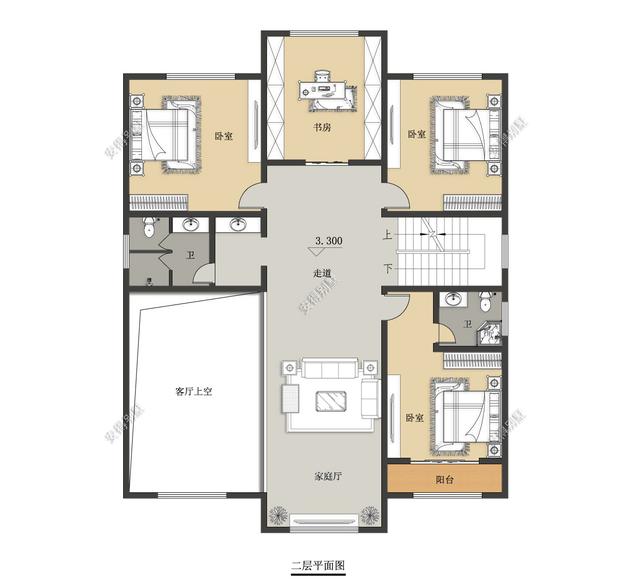 歐式別墅設(shè)計(jì)圖，這款解決了地勢(shì)高差問(wèn)題的，好看實(shí)用簡(jiǎn)直帥呆了！
