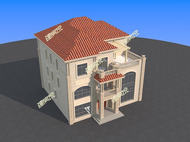 精美三層別墅設(shè)計圖，湖南小伙60萬建，主體剛落成村里人都說氣派，圖紙快快收藏好