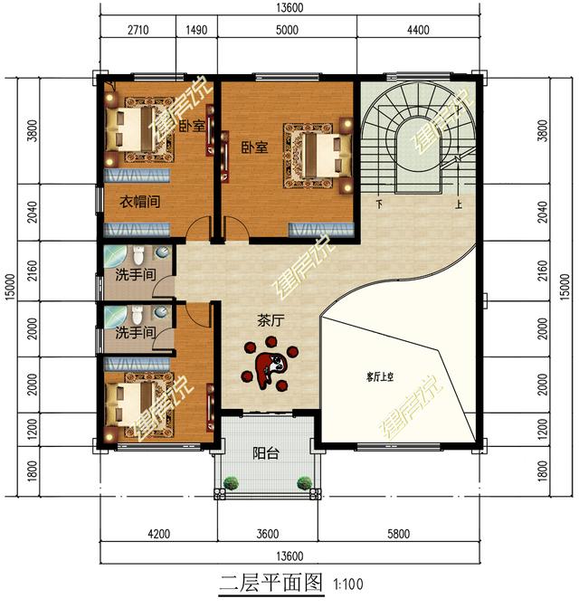 精美三層別墅設(shè)計圖，湖南小伙60萬建，主體剛落成村里人都說氣派，圖紙快快收藏好