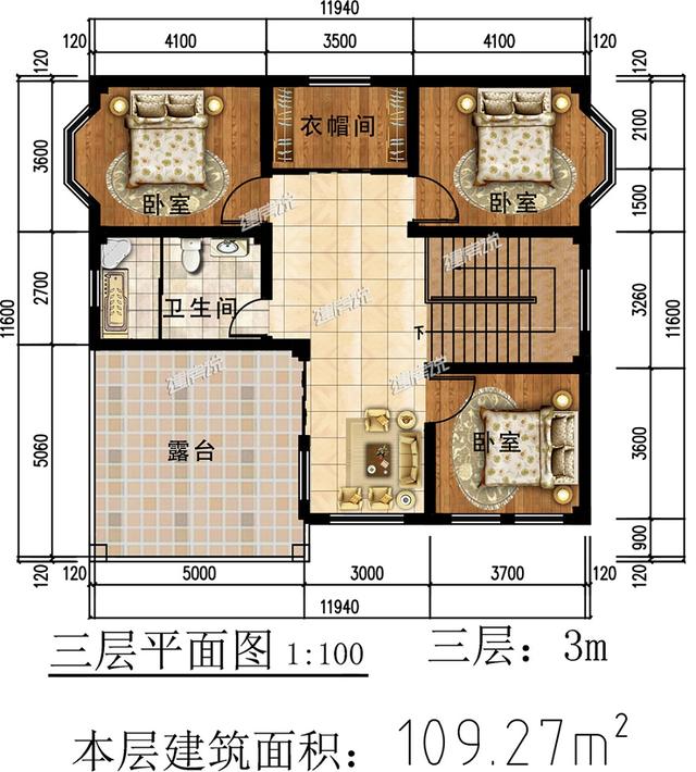3層別墅設(shè)計(jì)圖，建成這樣，再也不用擔(dān)心娶不到媳婦，門都要被踏破