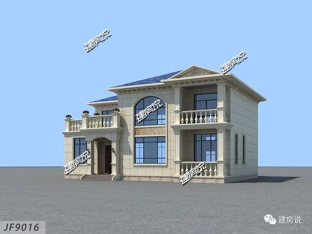 歐式別墅設(shè)計圖，江西老表花35萬建了，村里人都以為花了50萬，面子賺足了