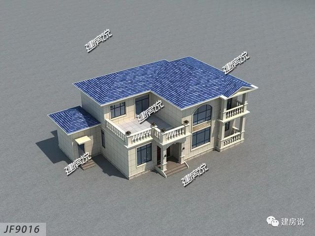 歐式別墅設(shè)計圖，江西老表花35萬建了，村里人都以為花了50萬，面子賺足了