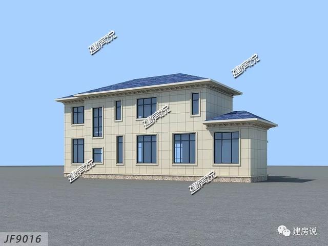 歐式別墅設(shè)計圖，江西老表花35萬建了，村里人都以為花了50萬，面子賺足了