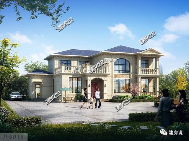 歐式別墅設(shè)計圖，江西老表花35萬建了，村里人都以為花了50萬，面子賺足了