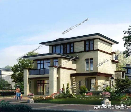 6款現(xiàn)代風(fēng)格農(nóng)村別墅設(shè)計圖，2024年房子這樣建，回頭率100%