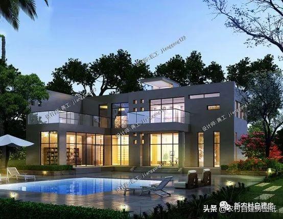 6款現(xiàn)代風(fēng)格農(nóng)村別墅設(shè)計圖，2024年房子這樣建，回頭率100%