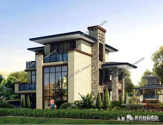 6款現(xiàn)代風(fēng)格農(nóng)村別墅設(shè)計圖，2024年房子這樣建，回頭率100%