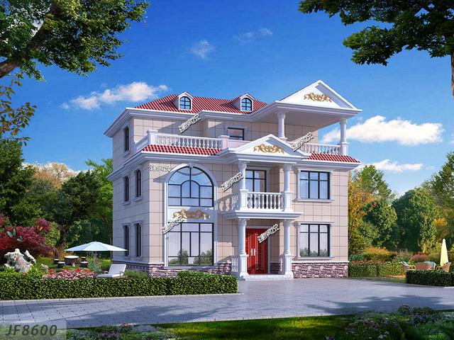 熱銷別墅設(shè)計如，農(nóng)村到處都是這樣的別墅，老鄉(xiāng)們搶著蓋，圖紙收藏好