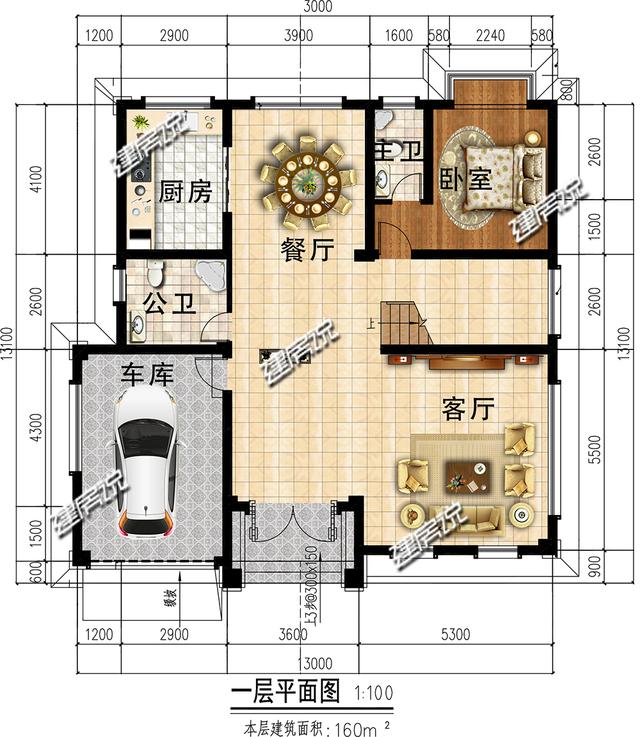 湖南農(nóng)村最美的別墅設(shè)計(jì)圖，帶有大庭院，氣勢(shì)一點(diǎn)不輸福建，值得收藏