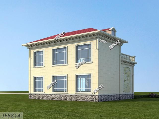 美式二層別墅設(shè)計(jì)圖，四川大叔28萬建了棟別墅，驚艷全村，簡直比四川妹子還火辣