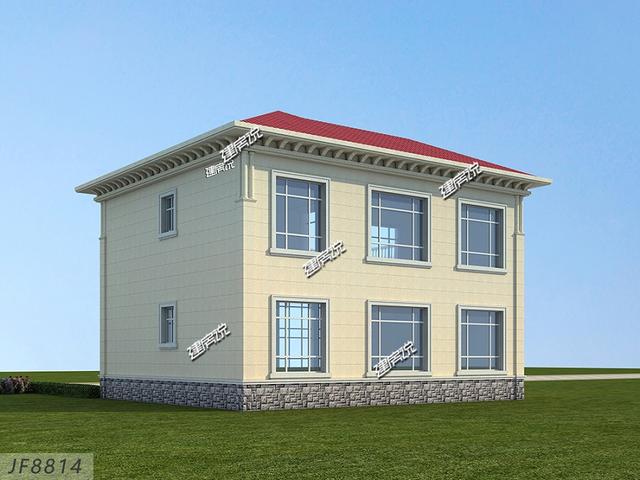 美式二層別墅設(shè)計(jì)圖，四川大叔28萬建了棟別墅，驚艷全村，簡直比四川妹子還火辣