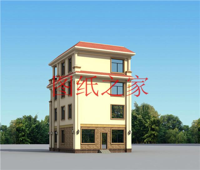 100平米四層別墅設(shè)計(jì)設(shè)計(jì)圖，開間9米精致漂亮，可以說是小戶型大功能！