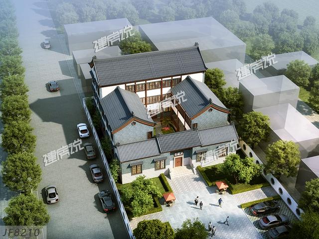 最牛四合院設(shè)計(jì)圖，廣東靚仔蓋了棟，成全村焦點(diǎn)，鄰居羨慕天天來(lái)串門