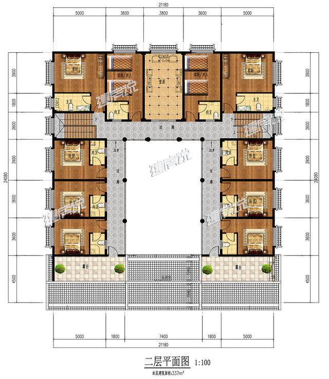 最牛四合院設(shè)計(jì)圖，廣東靚仔蓋了棟，成全村焦點(diǎn)，鄰居羨慕天天來(lái)串門