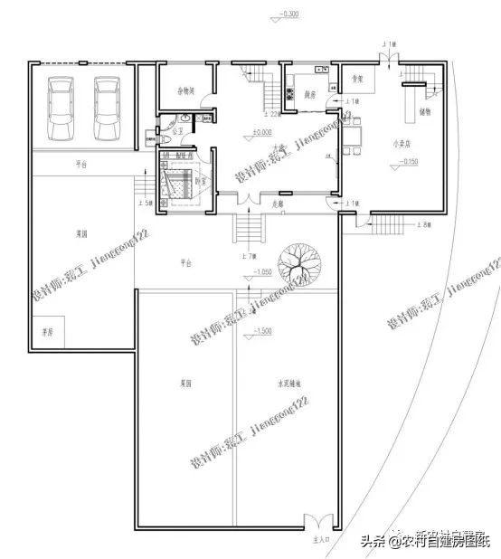 11×9米新中式農(nóng)村別墅設(shè)計(jì)圖，古色古香，一般人建不了
