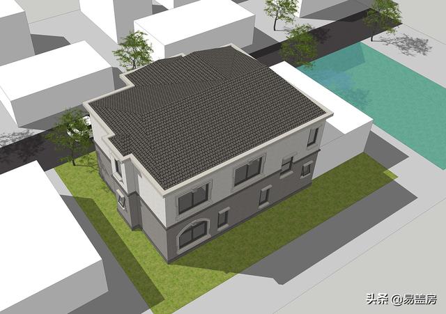 長沙2層歐式別墅設(shè)計(jì)圖，宅基地小也不怕！小體量也有大空間