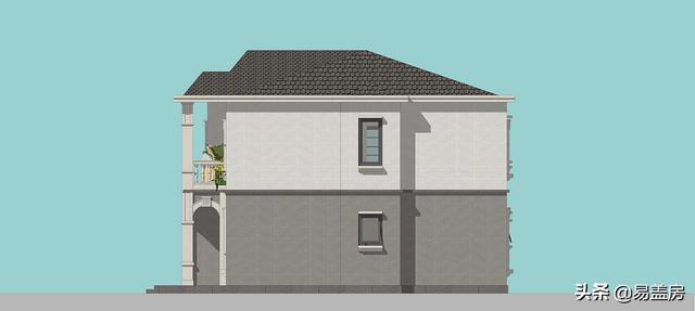 長沙2層歐式別墅設(shè)計(jì)圖，宅基地小也不怕！小體量也有大空間
