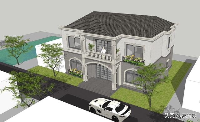 長沙2層歐式別墅設(shè)計(jì)圖，宅基地小也不怕！小體量也有大空間