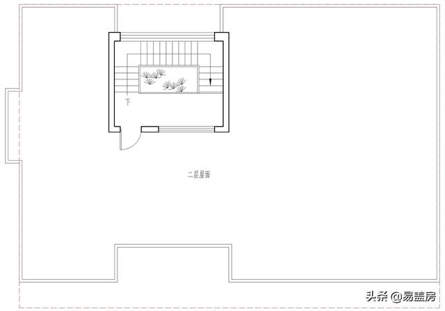 農(nóng)村別墅設(shè)計圖，平屋頂帶庭院，北京現(xiàn)代小院通透開闊，老人都稱贊