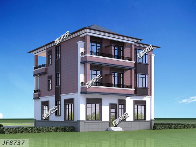 最牛新中式別墅設(shè)計(jì)圖，47萬(wàn)蓋棟，居然成全村建房地標(biāo)