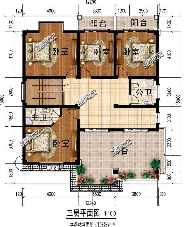最牛新中式別墅設(shè)計(jì)圖，47萬(wàn)蓋棟，居然成全村建房地標(biāo)