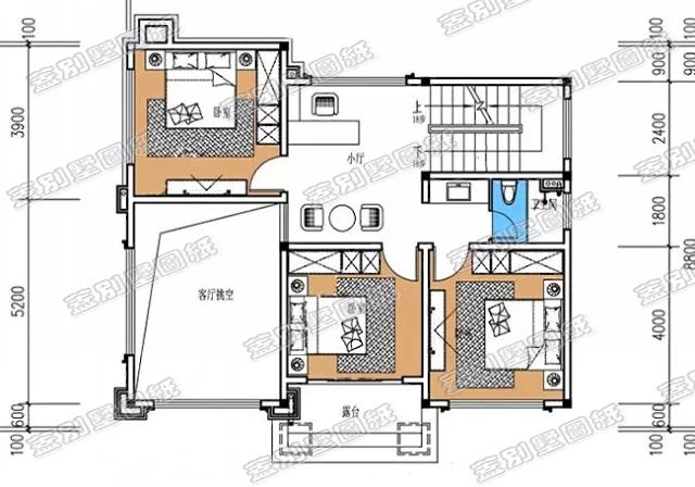 三層11×10米帶挑空客廳農(nóng)村別墅全套設(shè)計施工圖