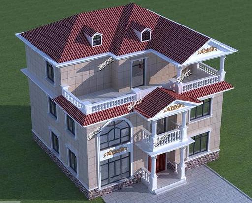 最漂亮別墅設計圖，湖南兩兄弟建村里惹全村人羨慕，隔壁村都繞路來看