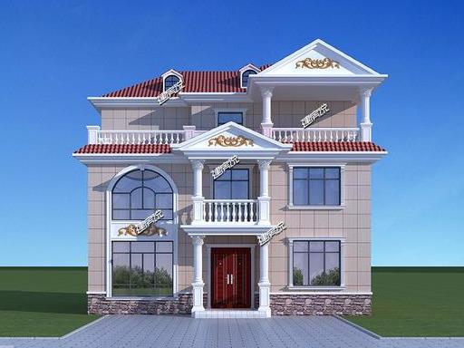 最漂亮別墅設計圖，湖南兩兄弟建村里惹全村人羨慕，隔壁村都繞路來看